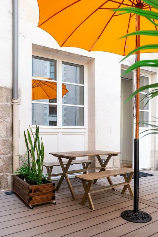 Hypercentre Appart 2 A 4 Pers, Calme & Cosy Avec Terrasse Privee Nantes Kültér fotó
